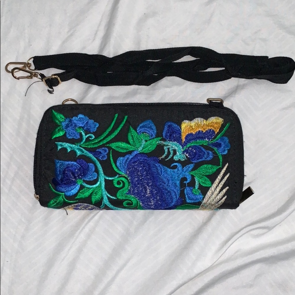 Embroidered Crossbody
